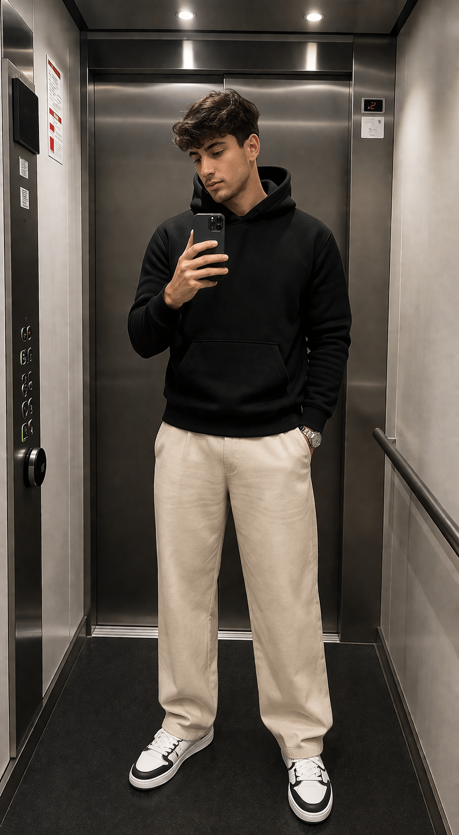 Moletom Masculino Canguru - Liso