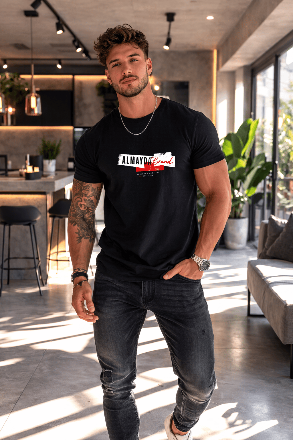 Camiseta Masculina Premium - Manga Curta Almayda Brand