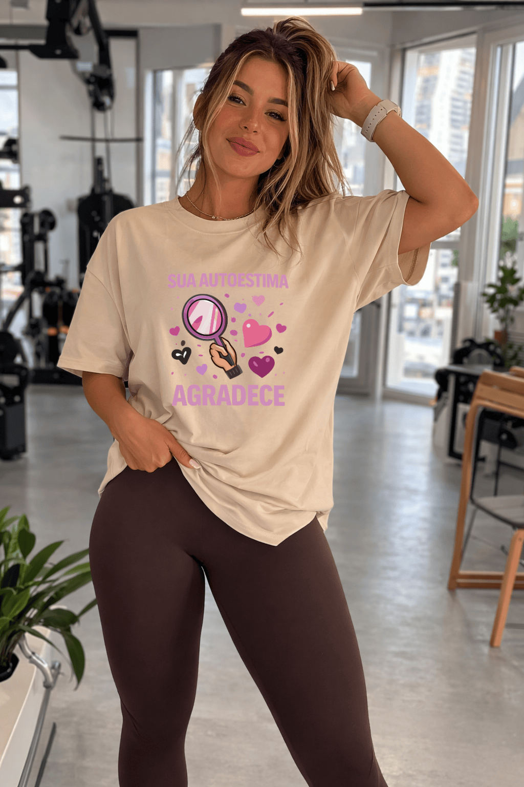 Camisetão Feminino Oversized - Sua Autoestima Agradece