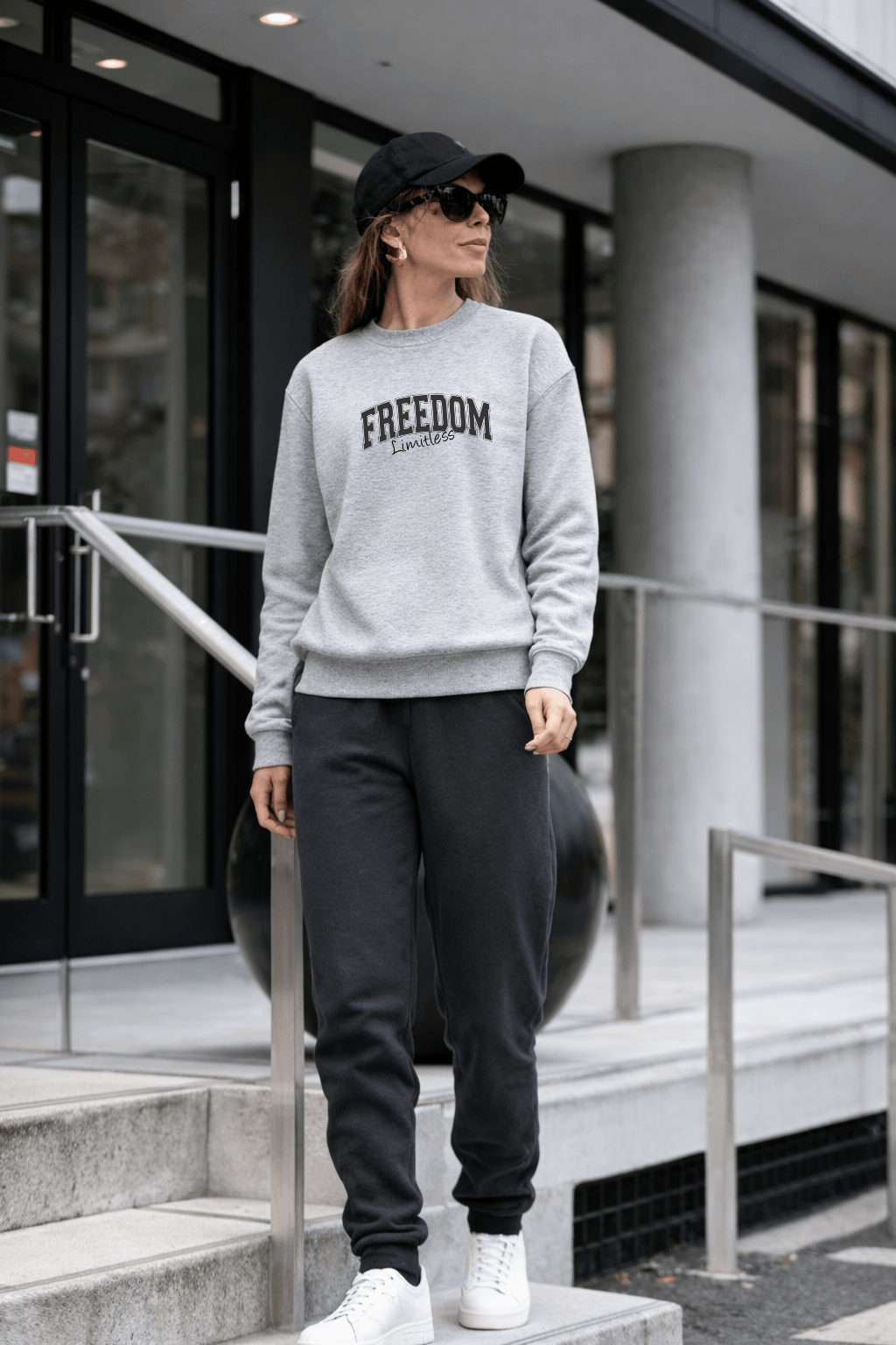 Moletom Feminino Careca - Freedom Limitless