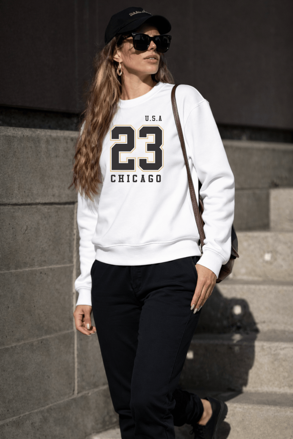 Moletom Feminino Careca - U.S.A 23