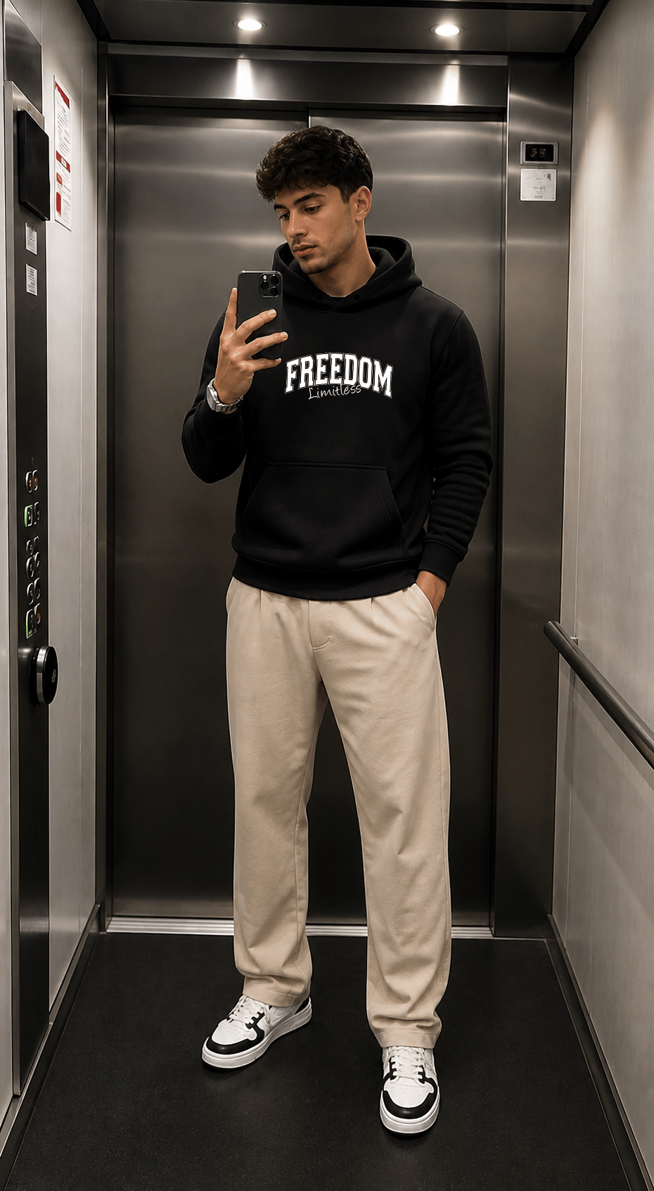 Moletom Masculino Canguru - Freedom Limitles
