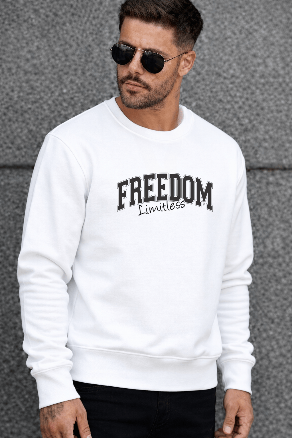 Moletom Masculino Careca - Freedom Limitless