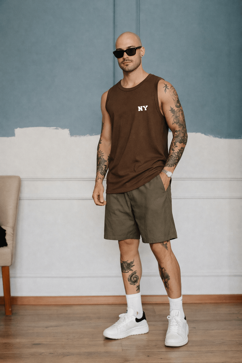 Camiseta Regata Masculina - NY | Streetwear Casual