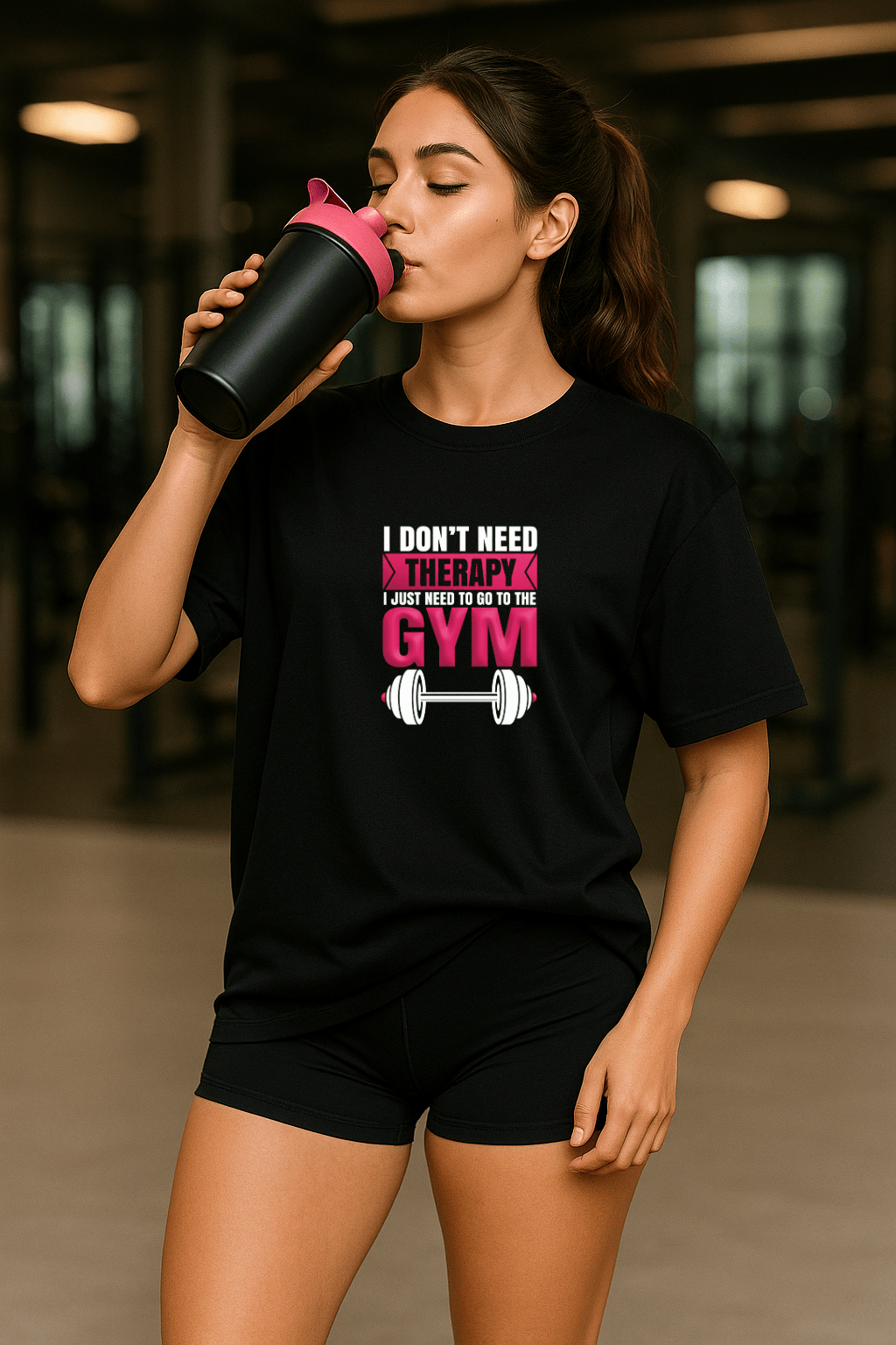 Camiseta Oversized Feminina | Estampa - Motivacional Gym