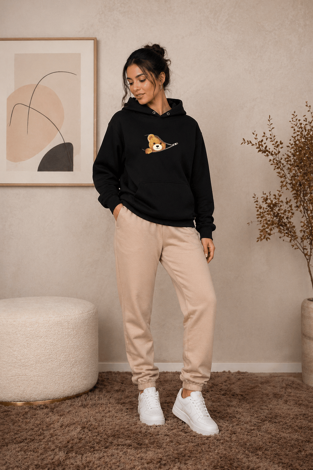 Moletom Feminino Canguru - Sweet Bear