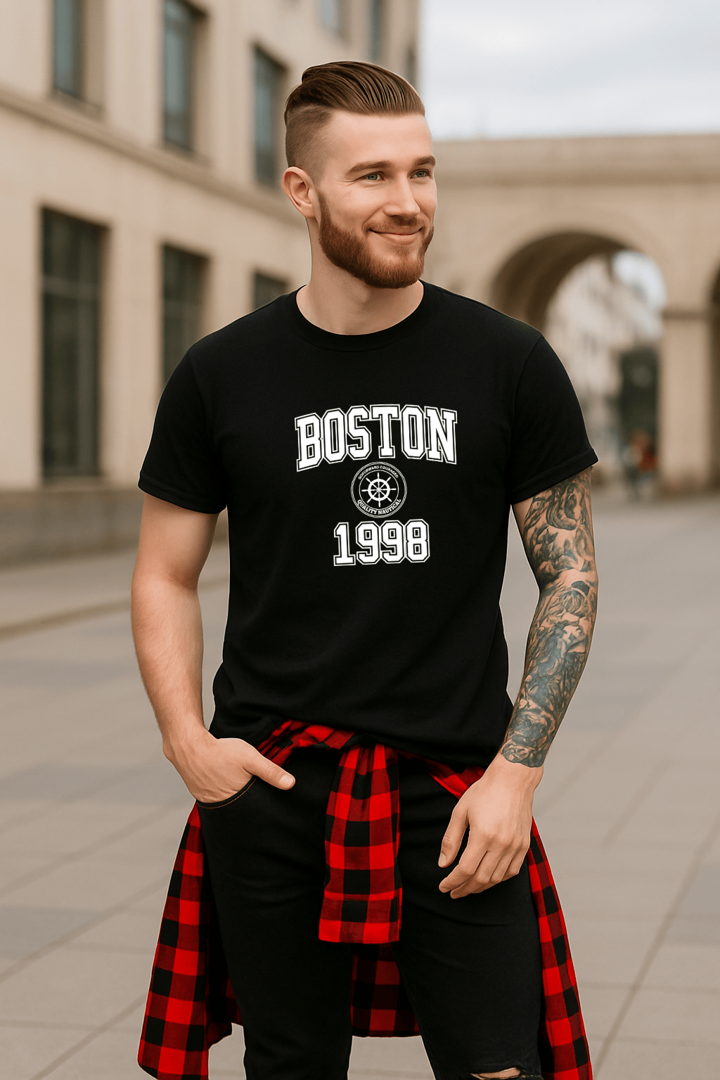 Camiseta Masculina Premium - Boston 1998