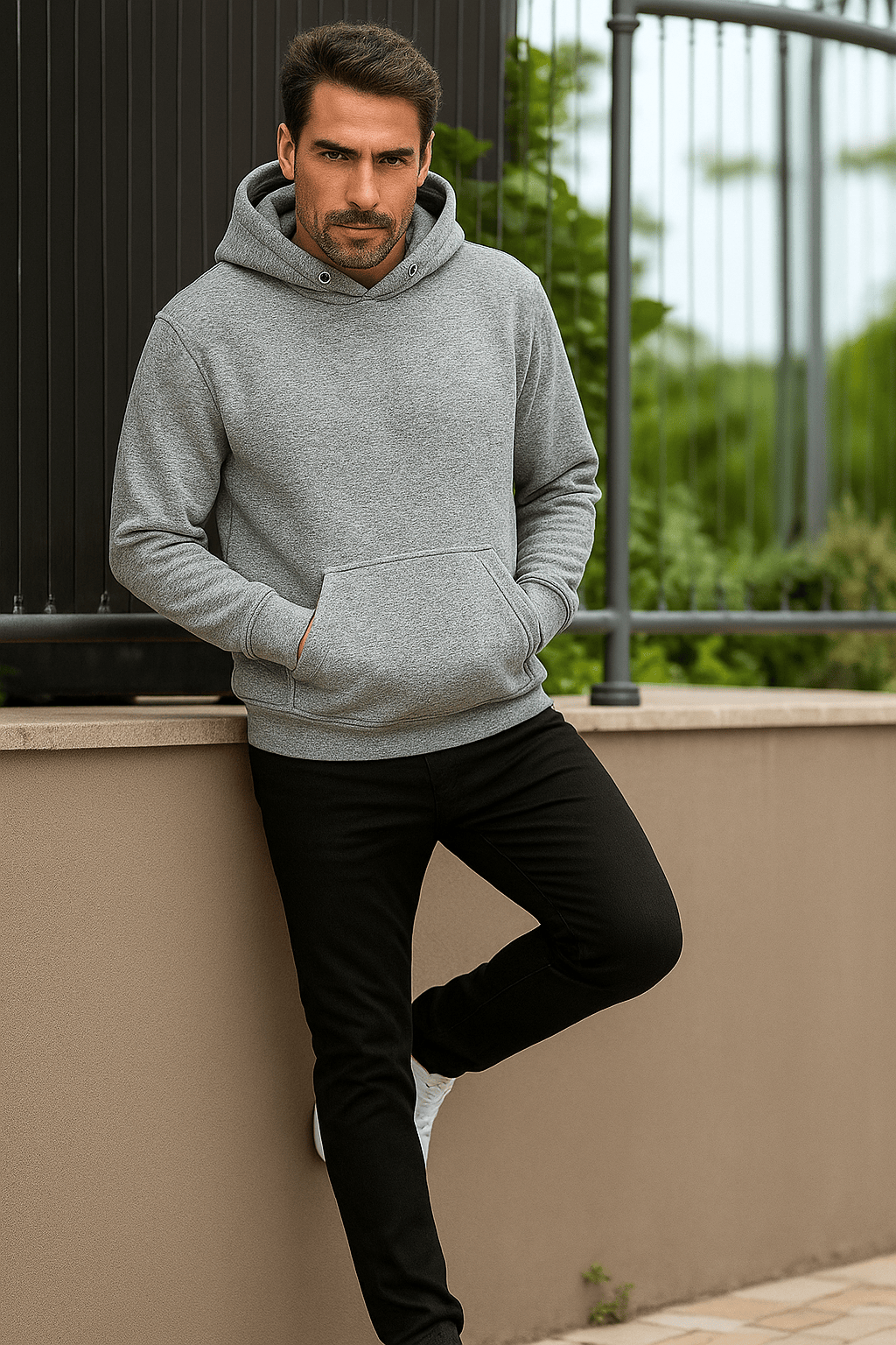 Moletom Masculino Canguru - Liso