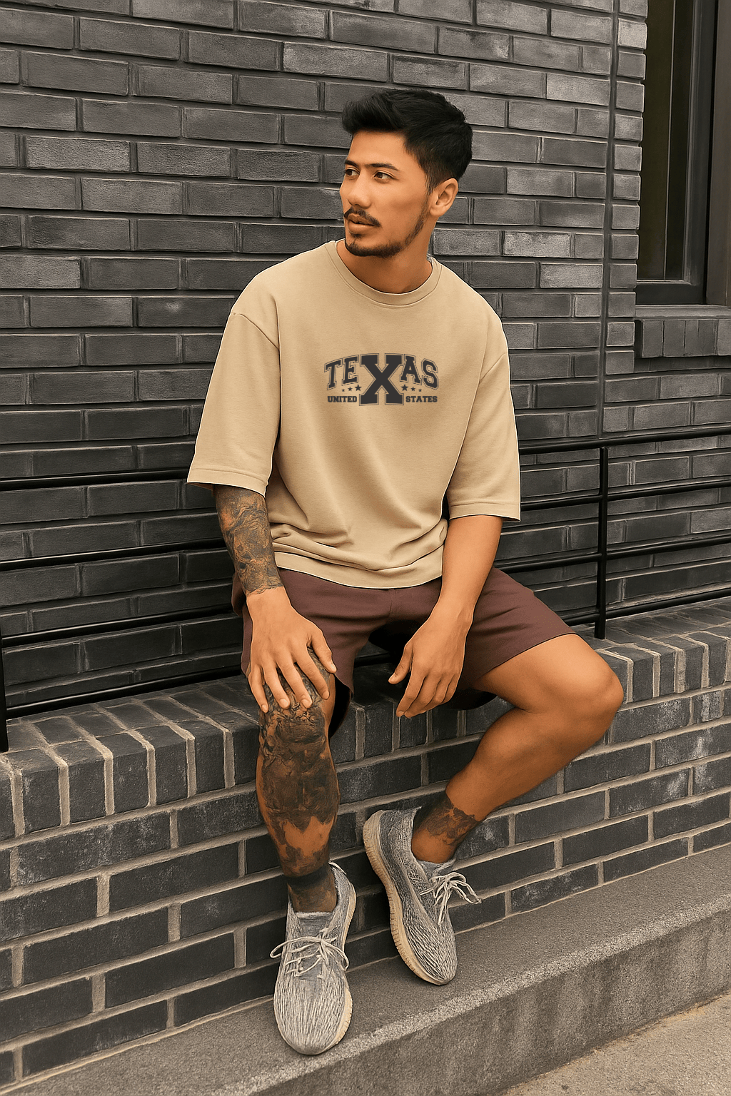 Camiseta Oversized Masculina Premium Texas United States