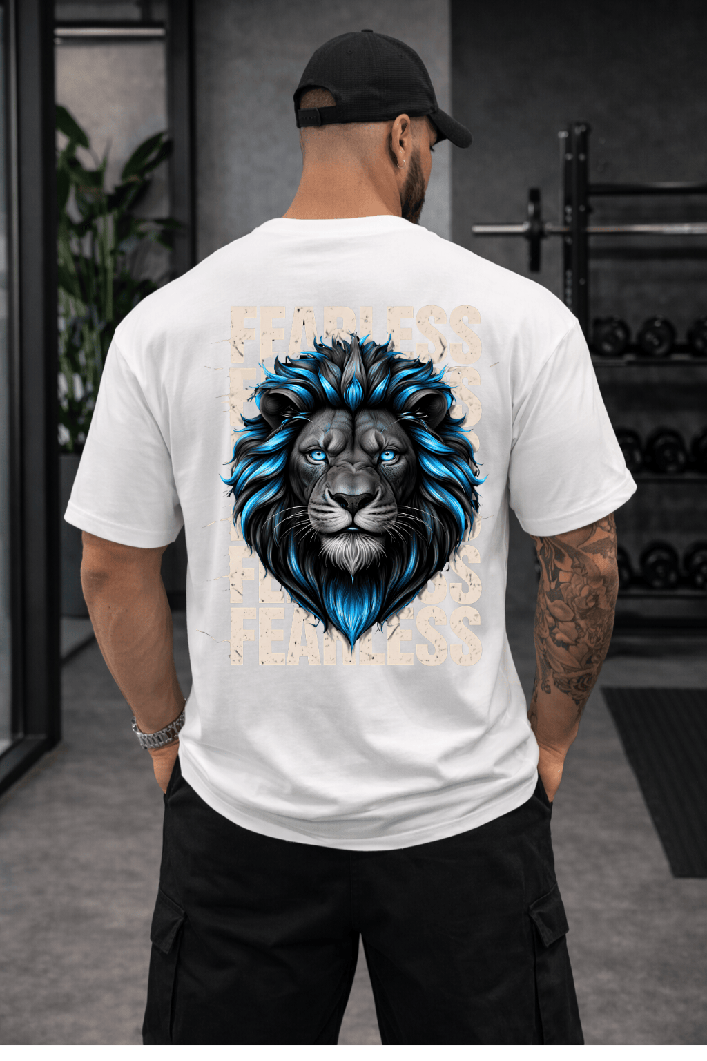 Camisetão Oversized  - Masculina Fearless Lion