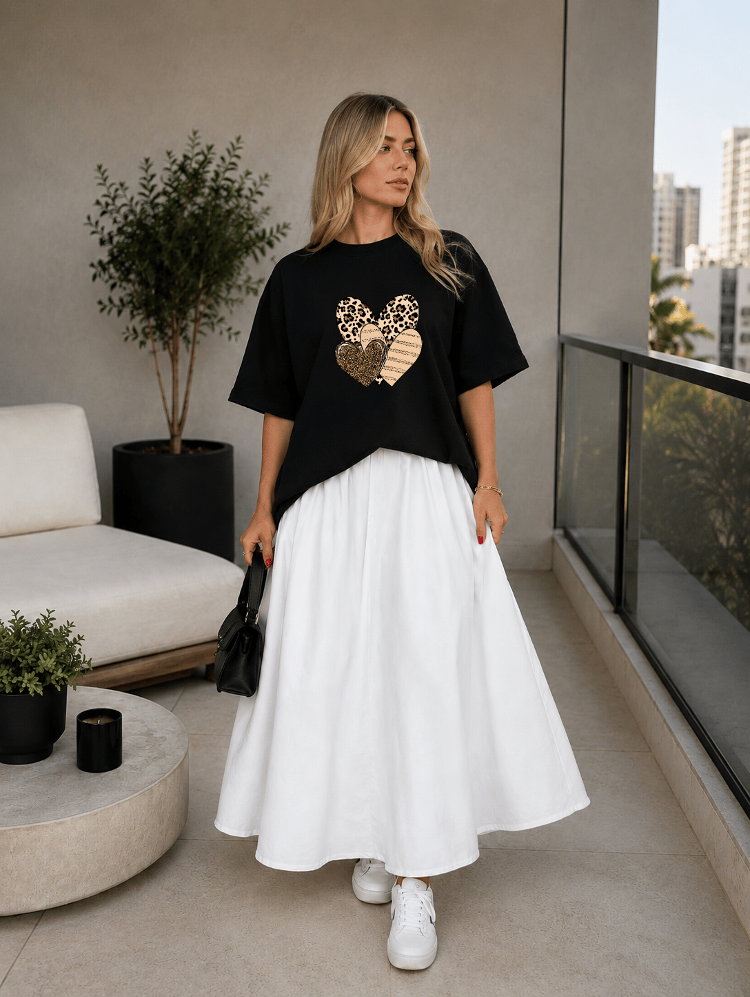Camisetão Feminino Oversized Almayda - Wild Love Chic