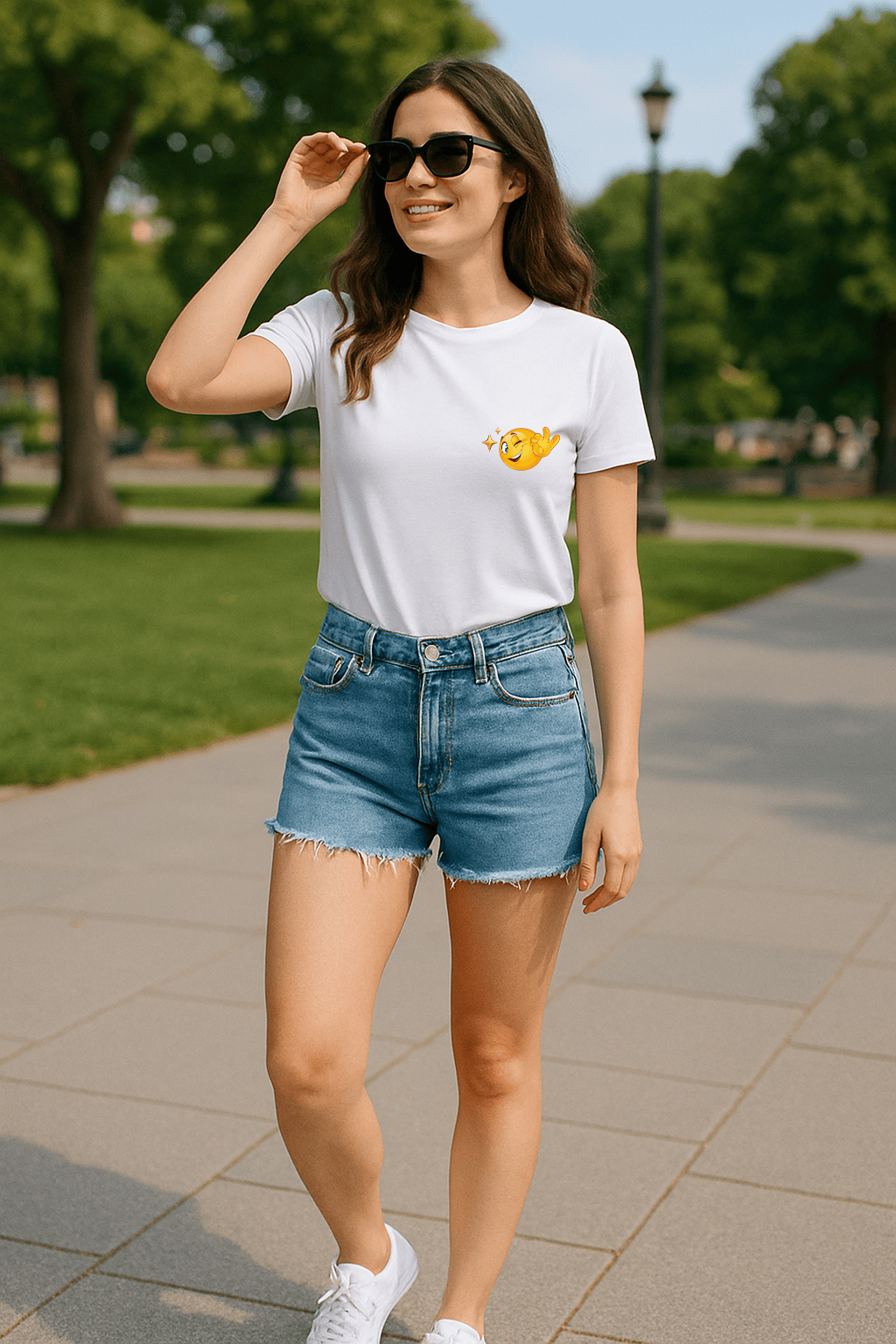 Camiseta Feminina | Estampa - Emoji Divertido