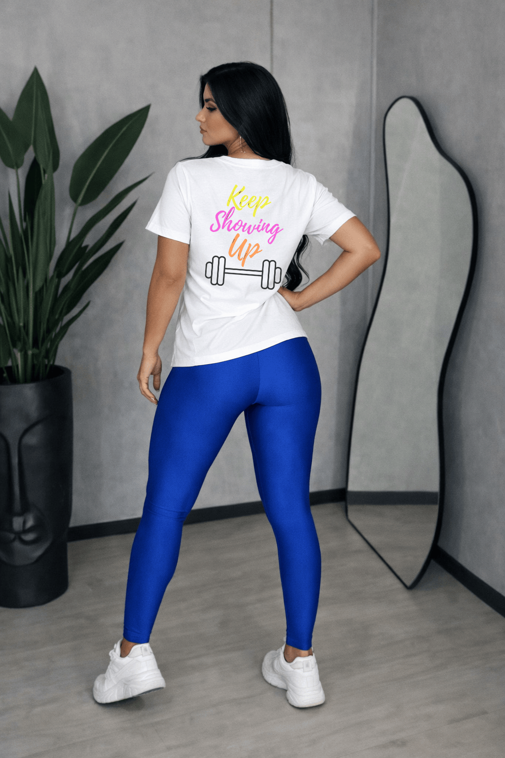 Camiseta Feminina Manga Curta - Keep Showing Up