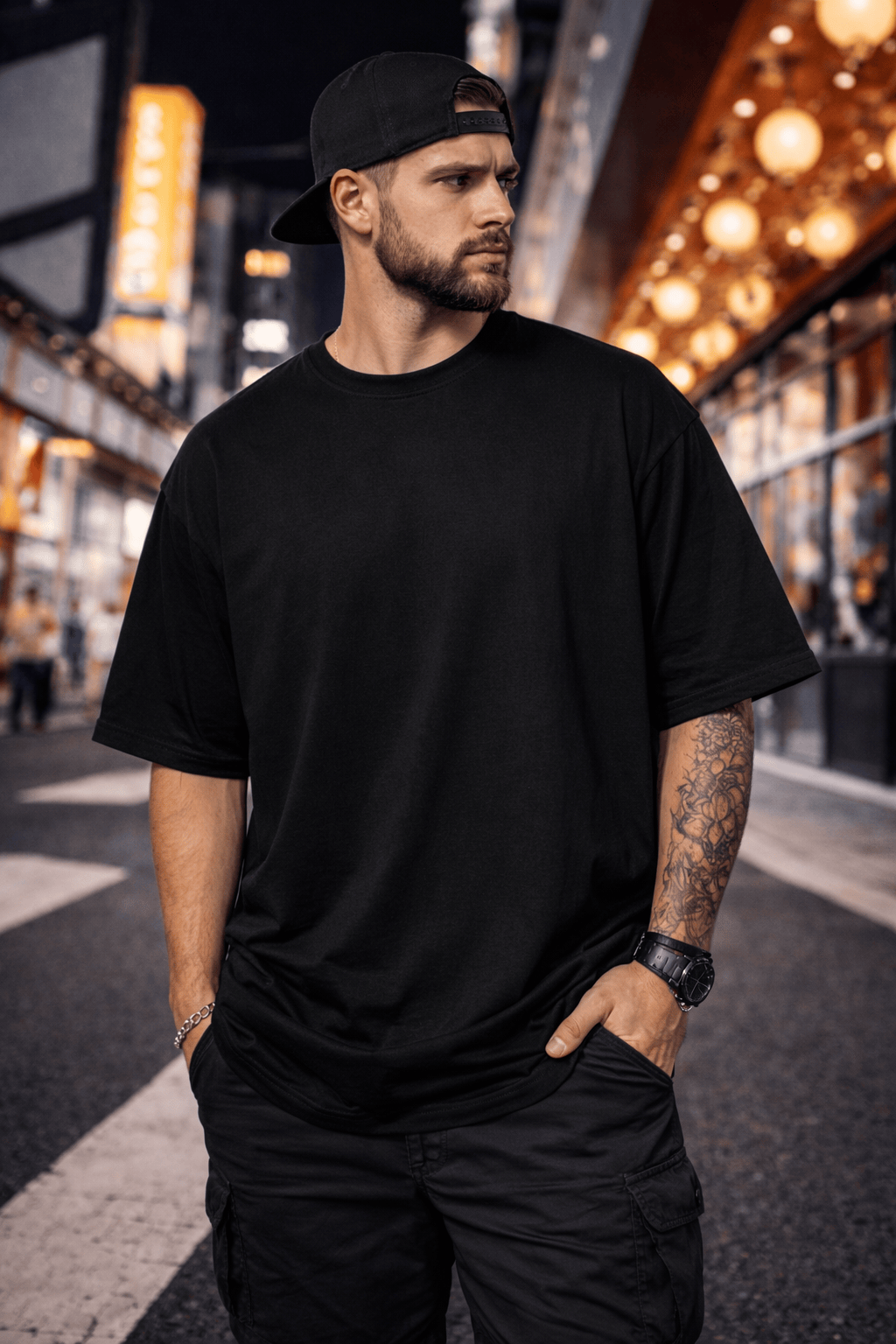 Lançamento | Camiseta Oversized Masculina Fearless Lion | Premium | Streetwear Casual