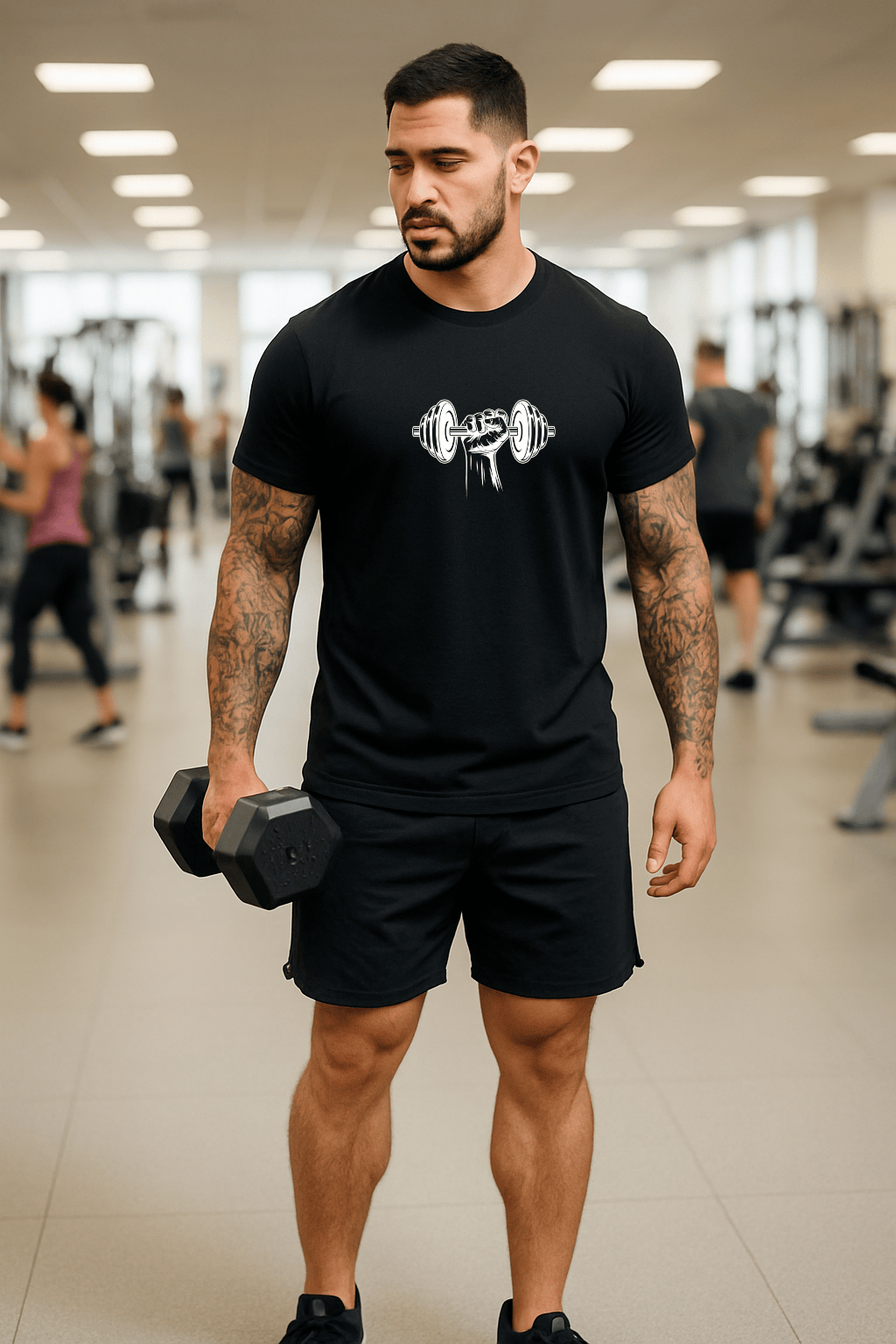 Camiseta Masculina | Estampa Halteres