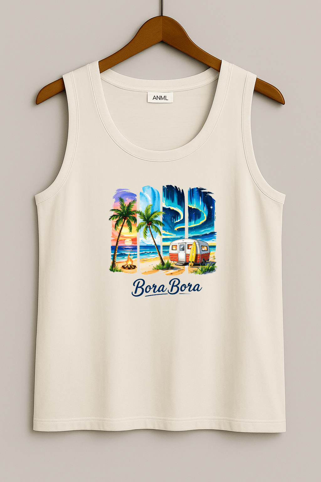 Camiseta Regata Masculina - Bora Bora Praia Filipinas