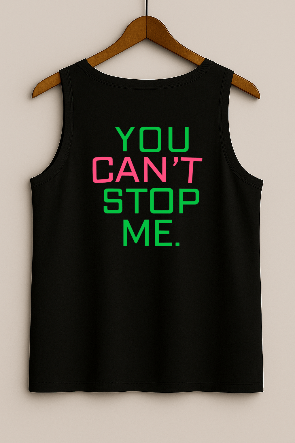 Camiseta Regata Masculina - YOU CAN’T STOP ME