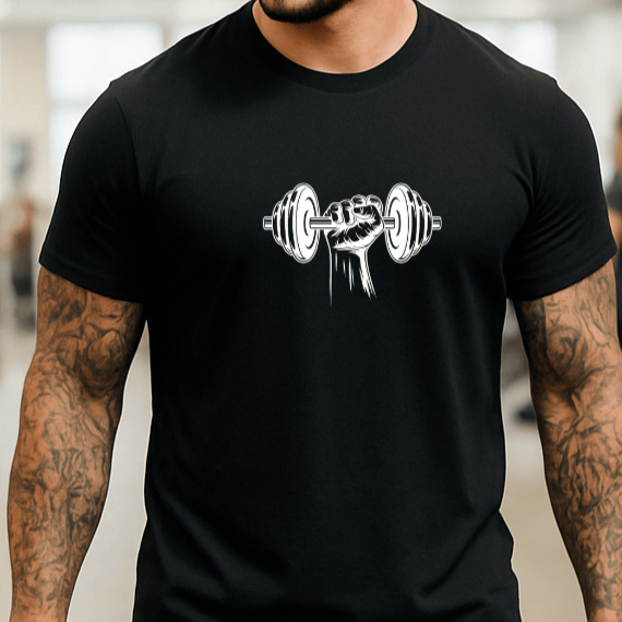 Camiseta Masculina | Estampa Halteres