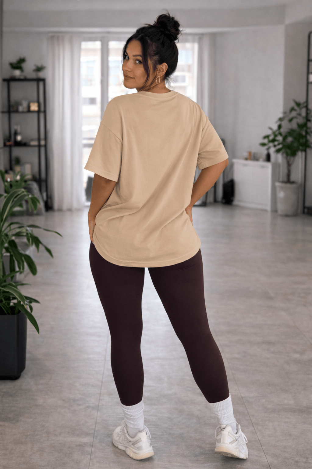 Camiseta Oversized (Camisetão) Feminina | Estampa Fitness