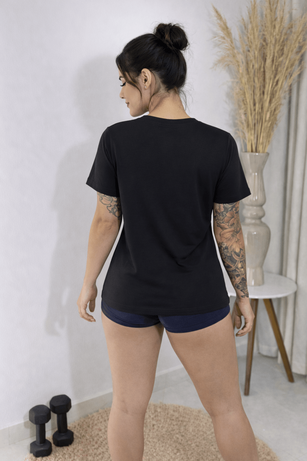 Camiseta Feminina Premium Manga Curta Tradicional  - Los Angeles