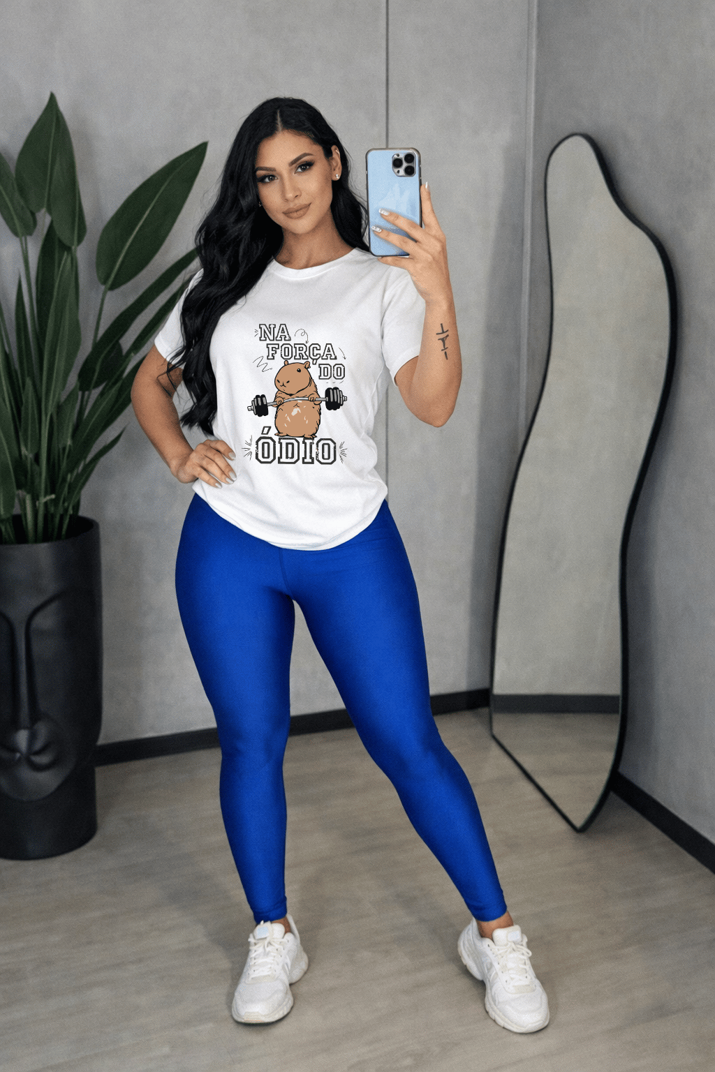 Camiseta Feminina Tradicional Manga Curta - Na Força do Ódio