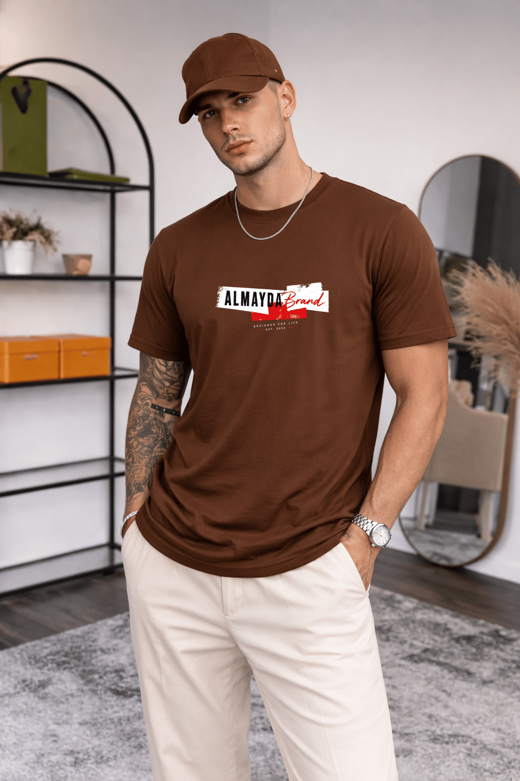 Camiseta Masculina Premium - Manga Curta Almayda Brand