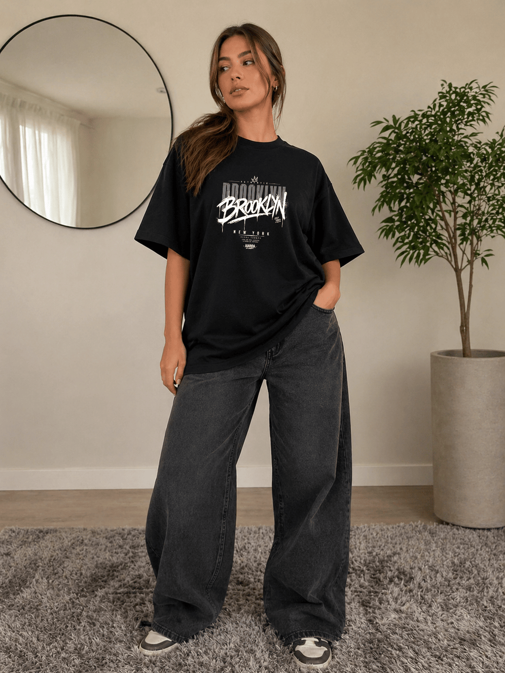 Camisetão Oversized Feminino - Almayda Crown District