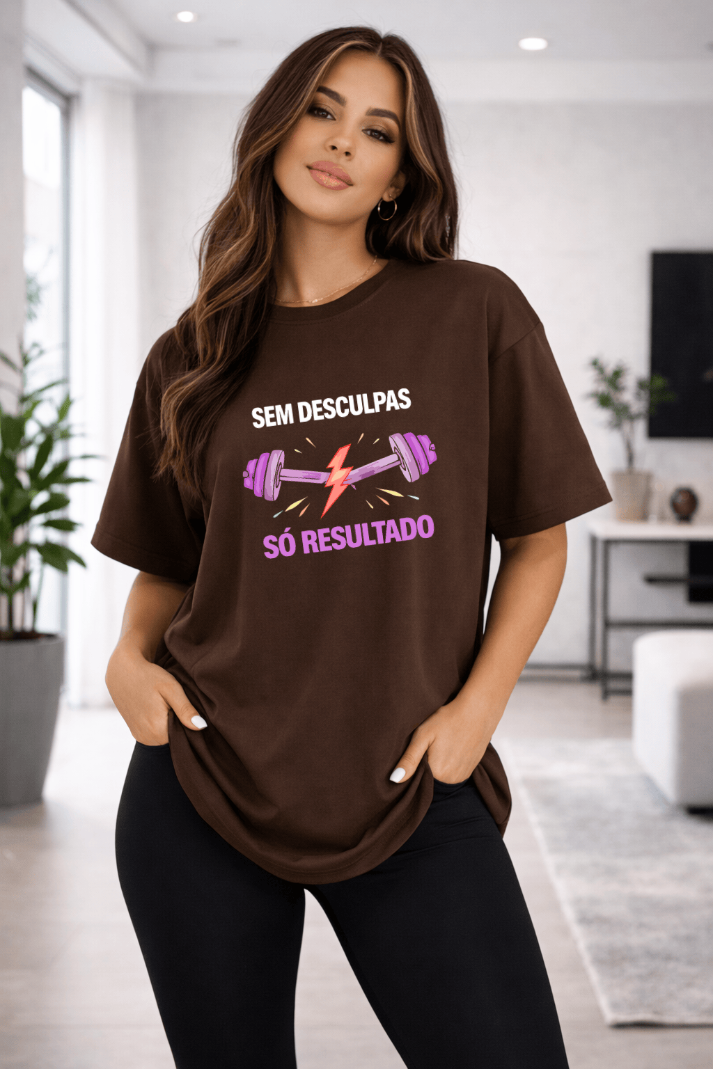 Camisetão Feminino Oversized - Sem Desculpas