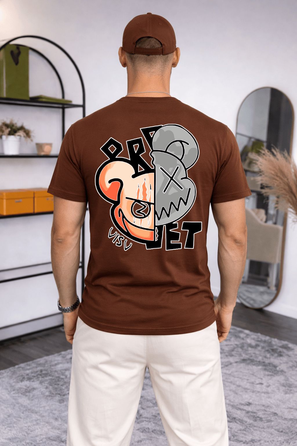 Camiseta Masculina Premium Manga Curta Tradicional  - Urso Bear