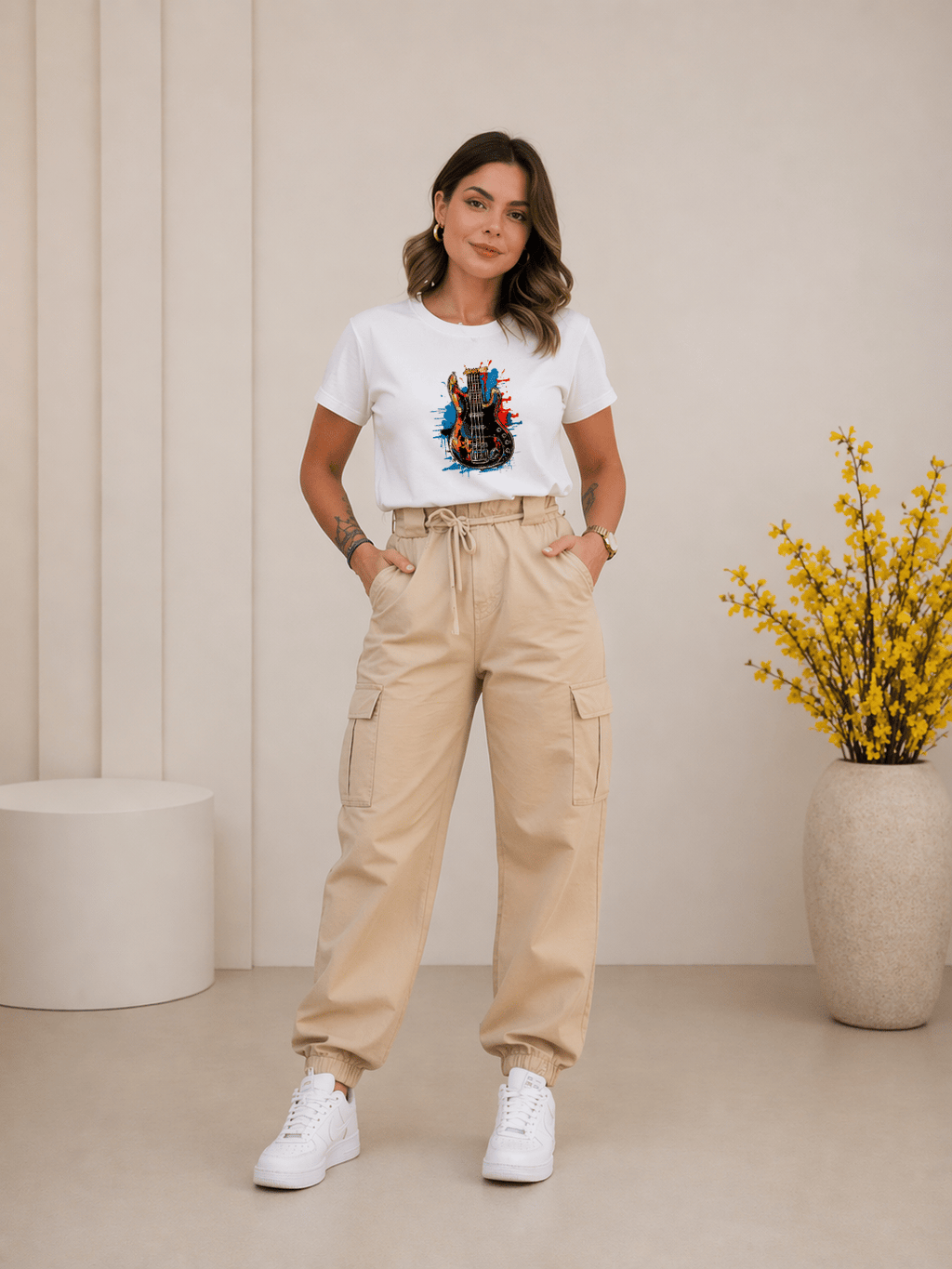 Camiseta Feminina Tradicional Manga Curta - Almayda Urban Bass