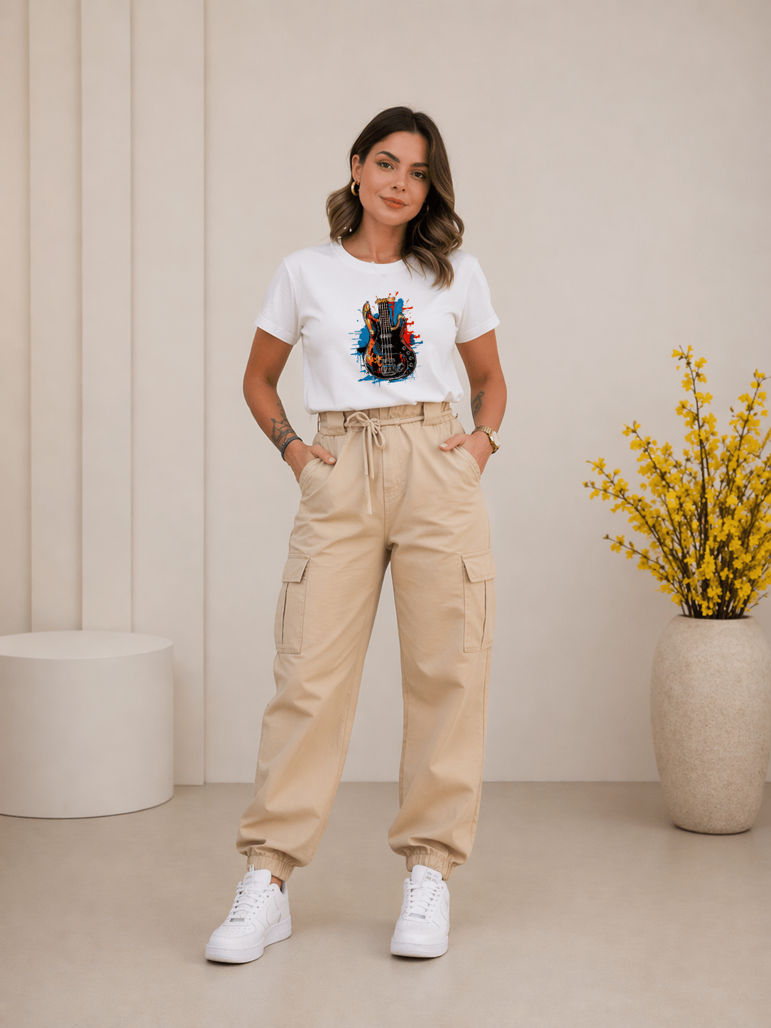 Camiseta Feminina Tradicional Manga Curta - Almayda Urban Bass