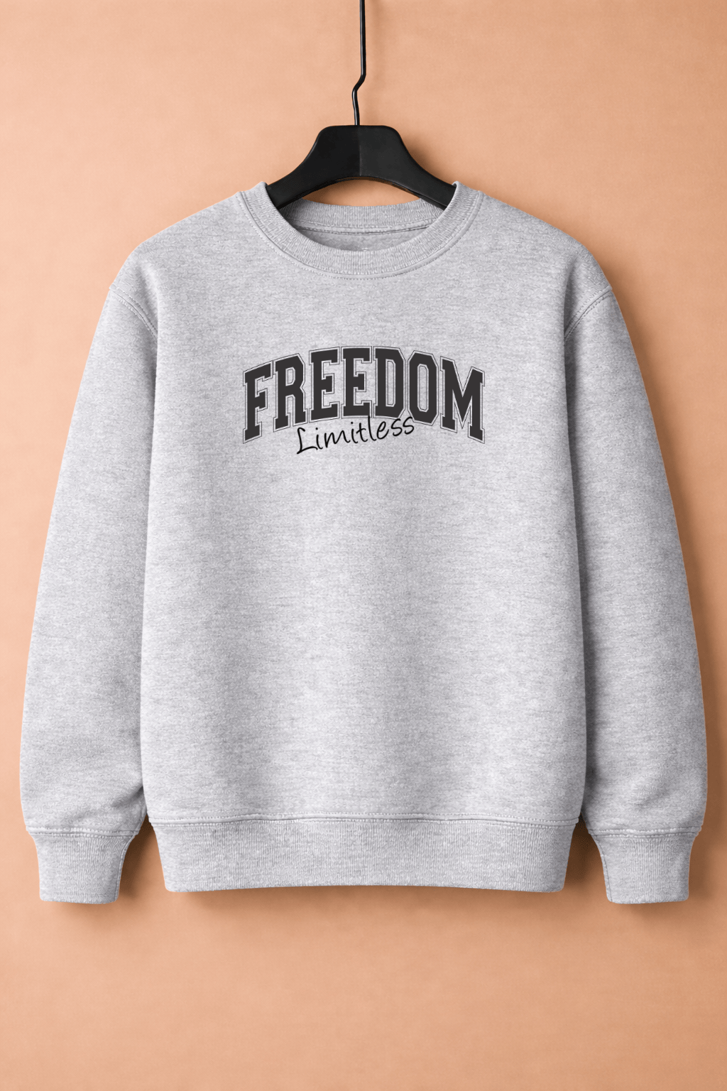 Moletom Feminino Careca - Freedom Limitless