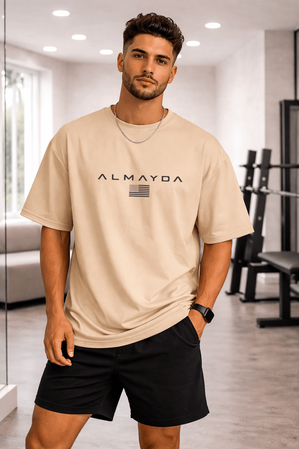 Camisetão Oversized Masculino - Almayda Signature Flag