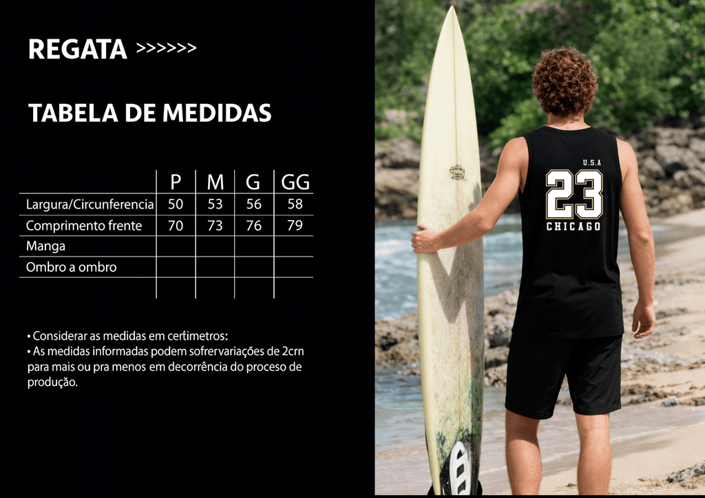 Camiseta Regata Masculina - USA 23 Back Force | Streetwear Casual