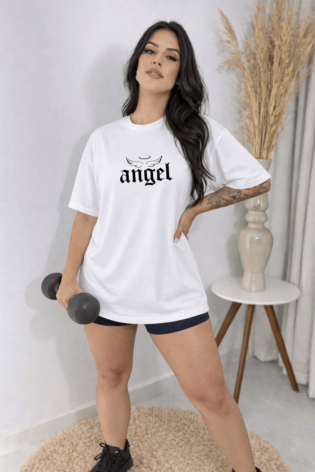 Camisetão Oversized  Feminina -  Dark Angel