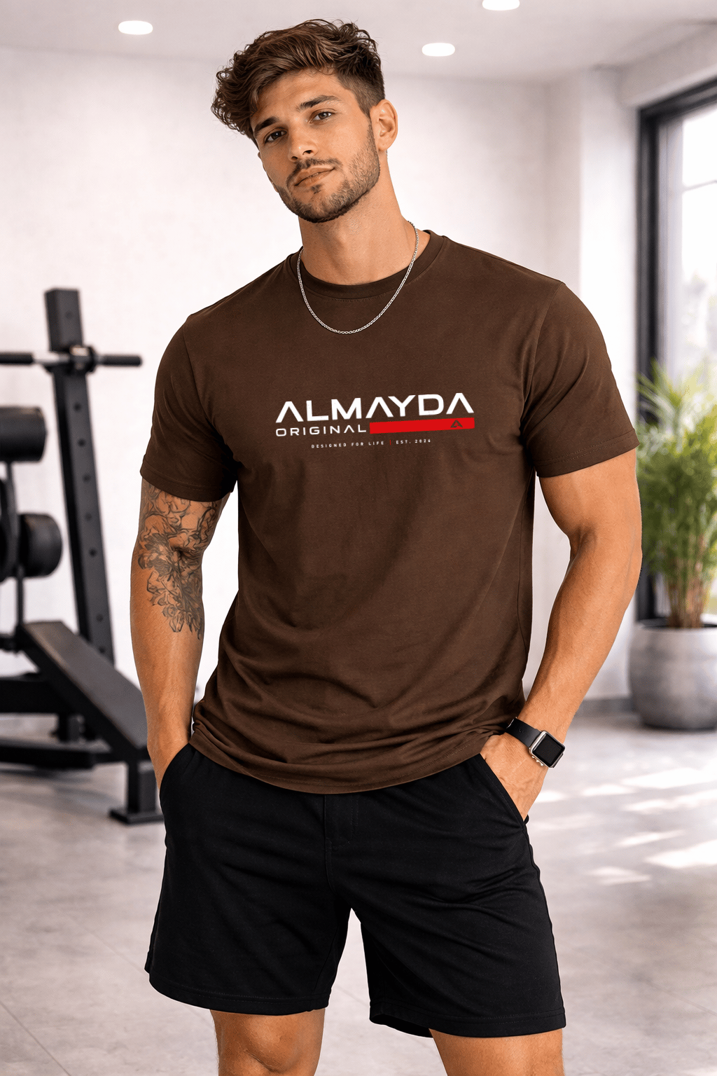 Camiseta Masculina Premium - Manga Curta Almayda Lançamento Manga Curta Almayda For Life