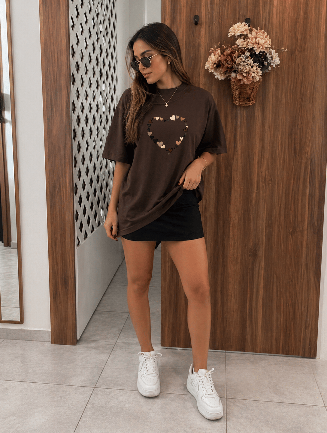 Camisetão Feminino Oversized Almayda - Romantic Vibe