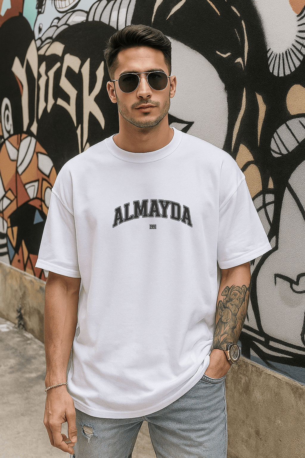 Camiseta Oversized Masculina Premium - Almayda 1991