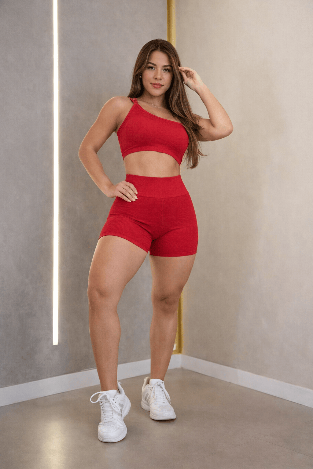 Short Feminino Canelado Fitness | 100% Conforto | Estilo e Performance