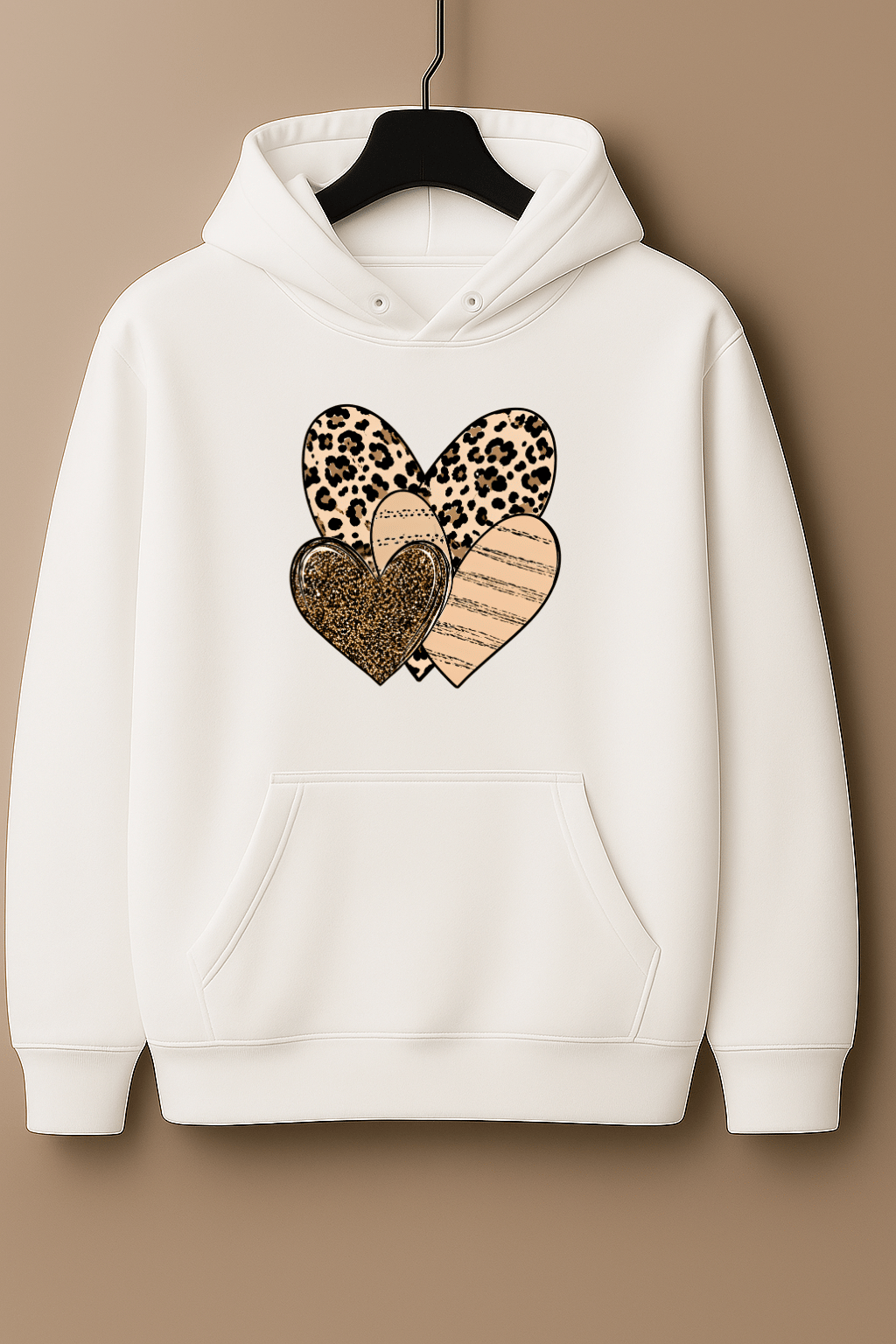Moletom Canguru Feminino - Almayda Wild Love Chic