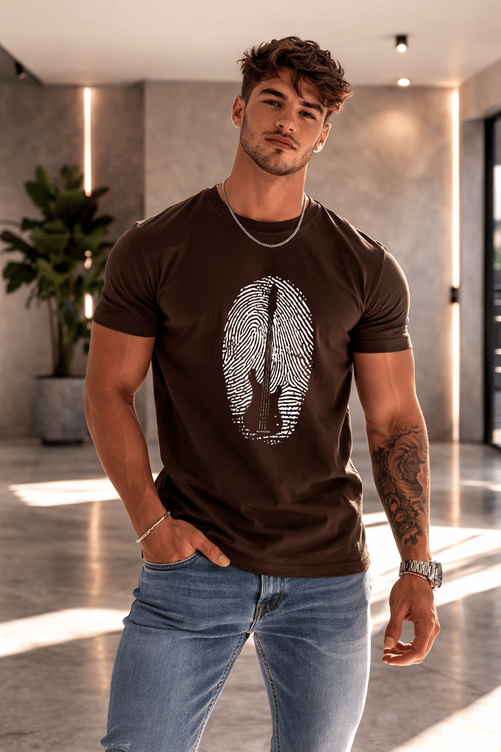 Camiseta Masculina Tradicional Manga Curta - Almayda Sound Identity
