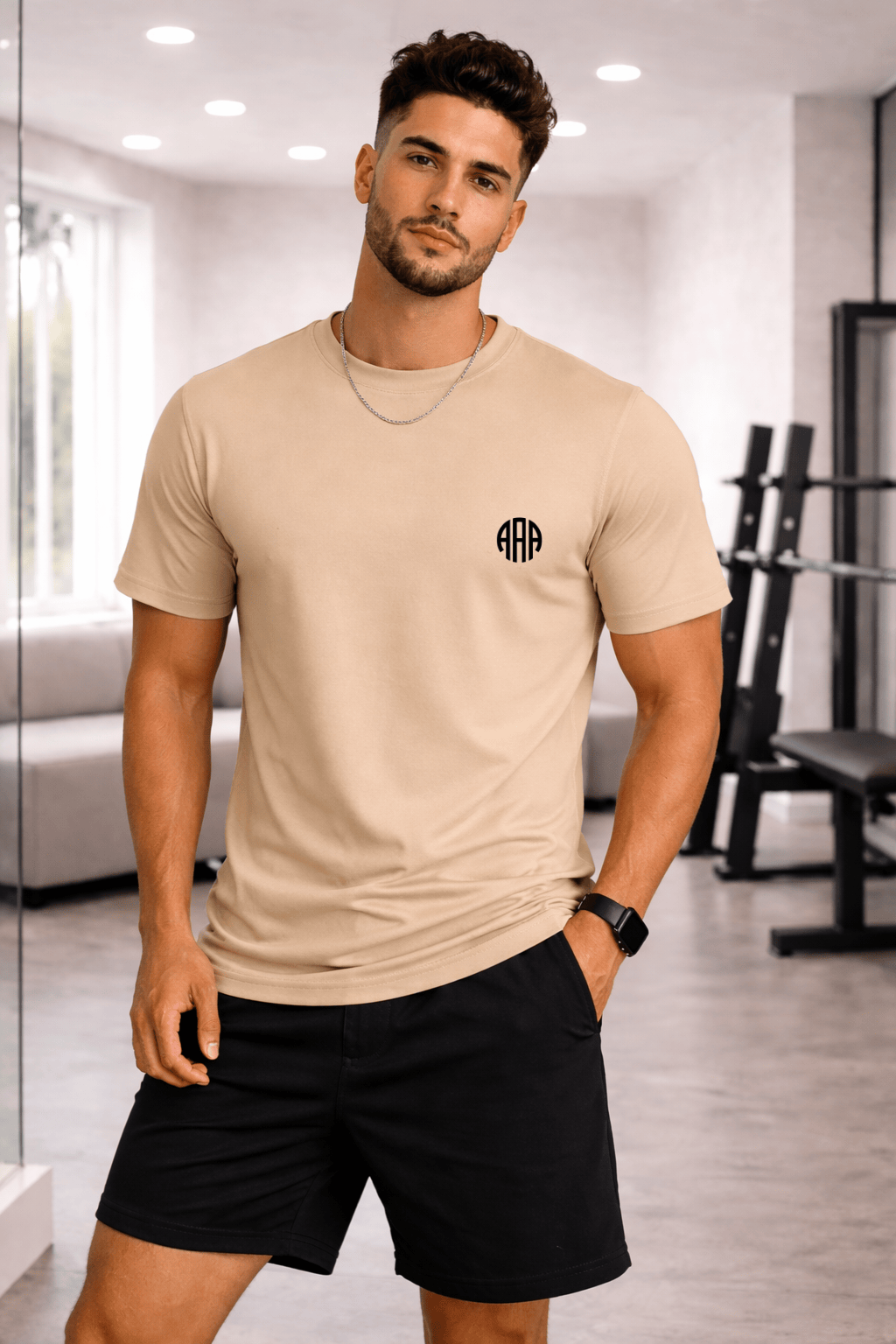 Camiseta Masculina Premium Manga Curta Tradicional  - Almayda Minimalista