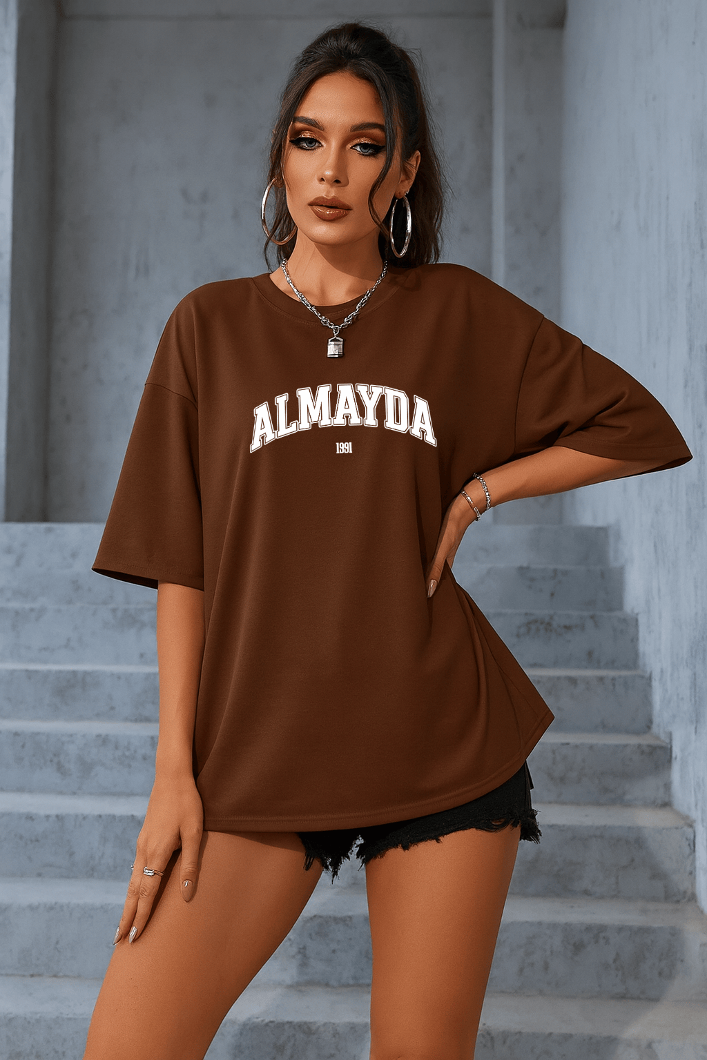 Camiseta Oversized Feminina | Almayda 1991