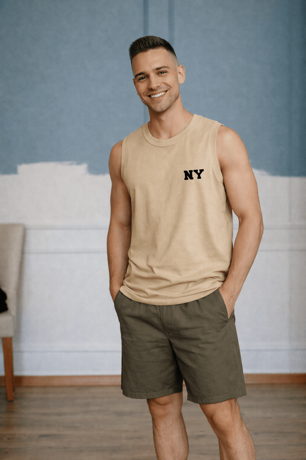 Camiseta Regata Masculina - NY | Streetwear Casual