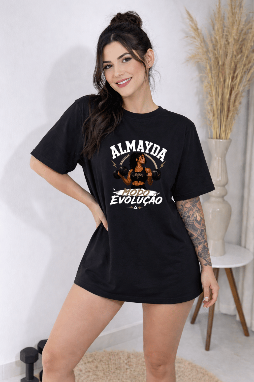 Camisetão Feminino Oversized Almayda - Evolution Mode