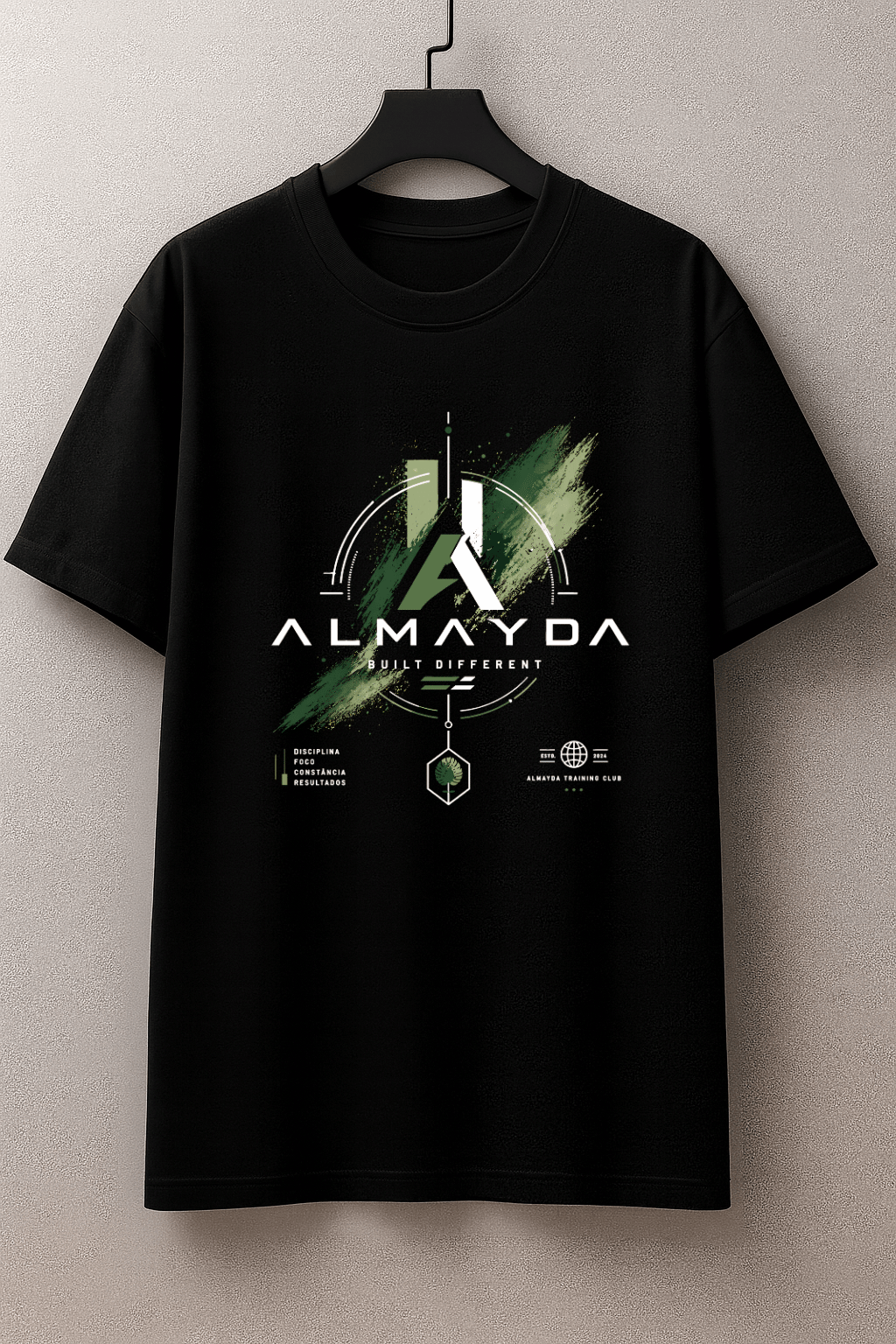 Camiseta Masculina Tradicional Manga Curta - Almayda Training Mode On