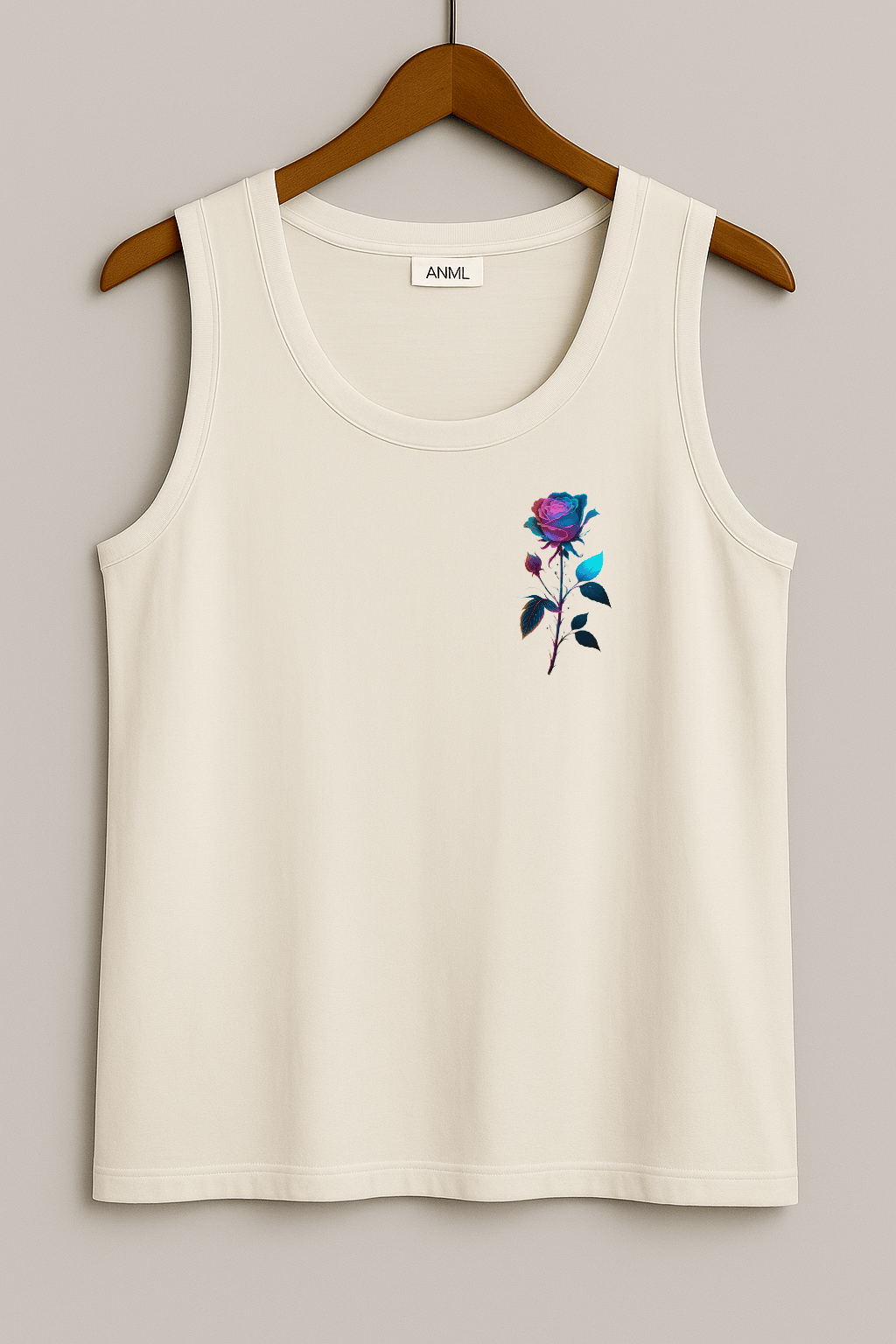 Camiseta Regata Masculina - Rose Pain Blue