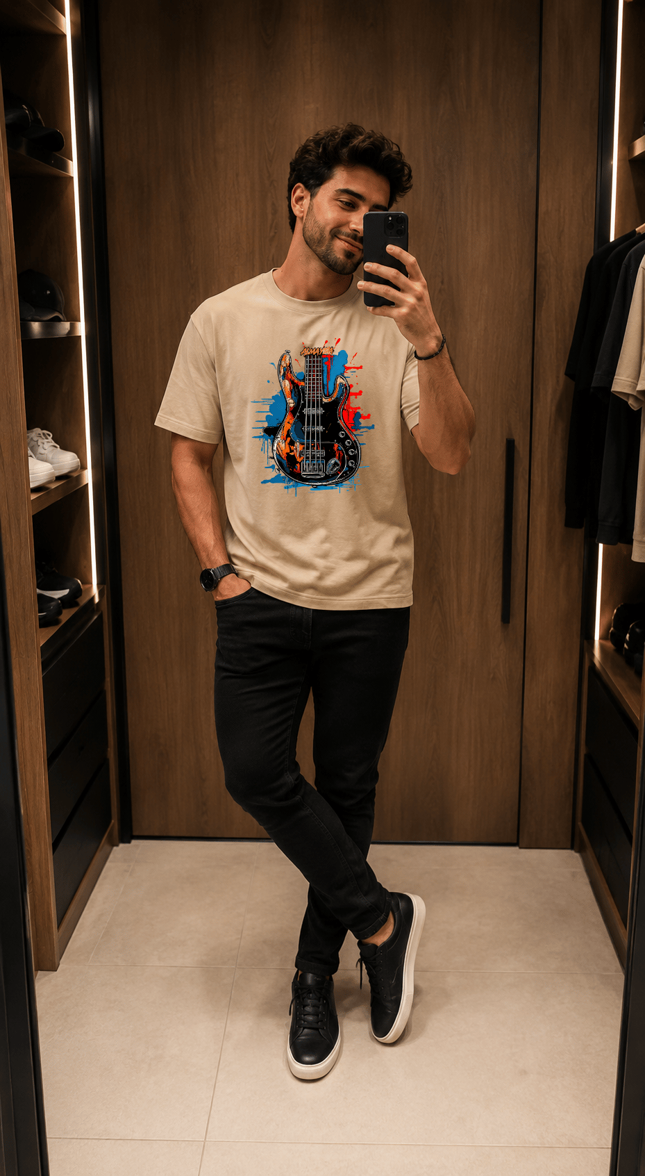 Camiseta Masculina Tradicional Manga Curta - Almayda Urban Bass