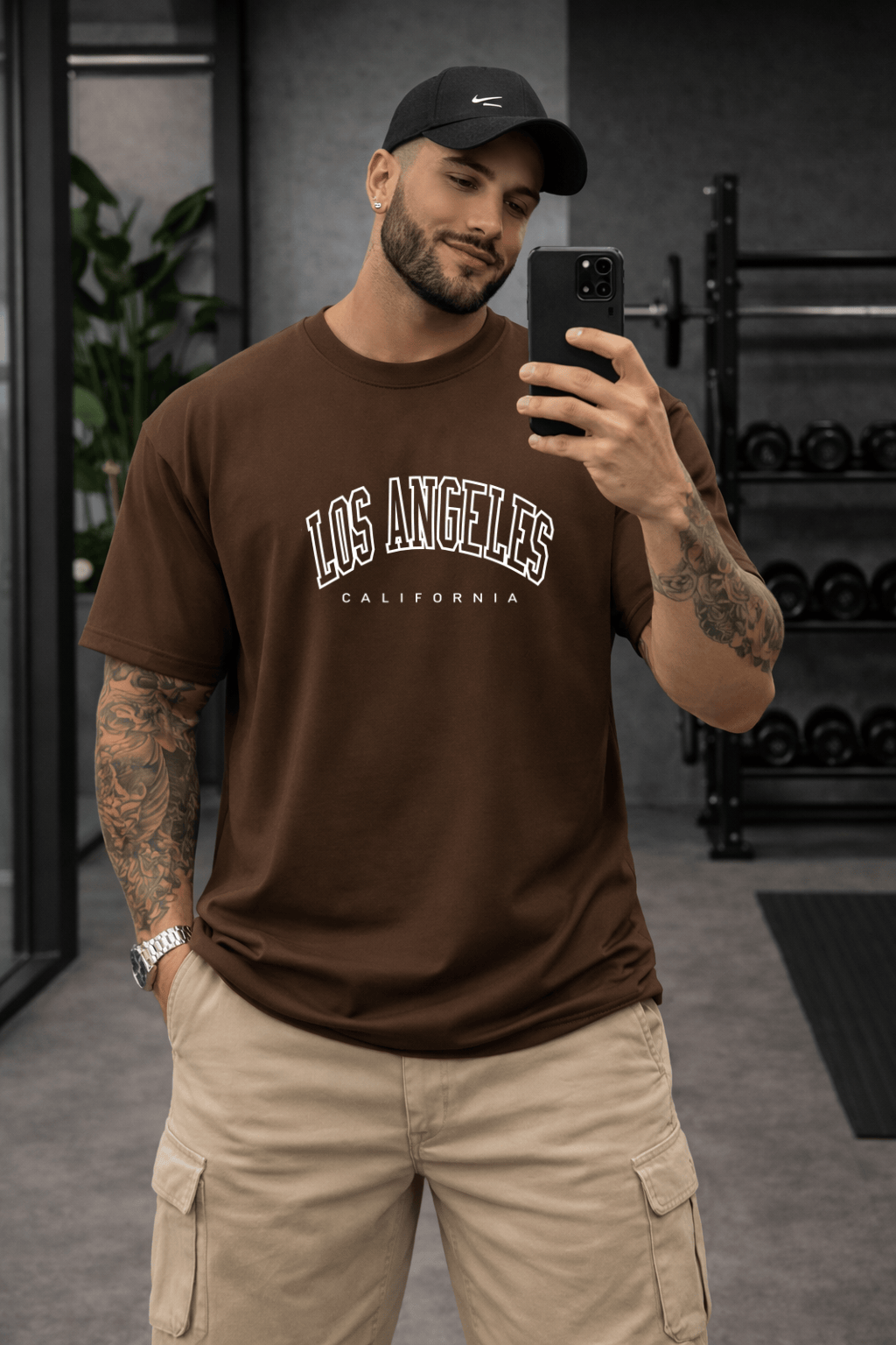 Camisetão Oversized Masculina | Estampa - Los Angeles California