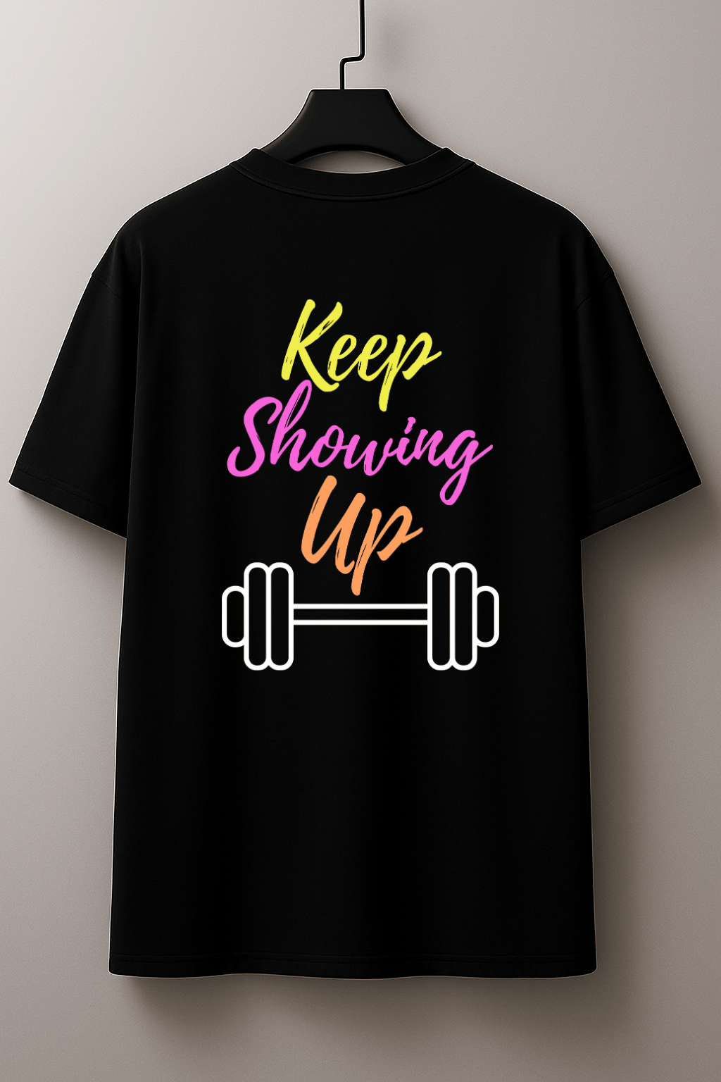 Camiseta Feminina Manga Curta - Keep Showing Up